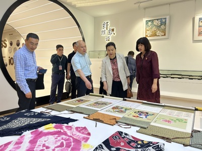 技術交流促發展，合作共贏譜新篇——新疆應用職業技術學院黨委書記陳梅蘭一行來訪我校調研紡織技術開發